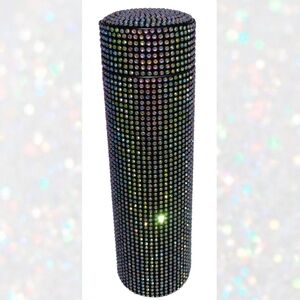 Sparkling Iridescent Rhinestone Stainless Steel Tumbler